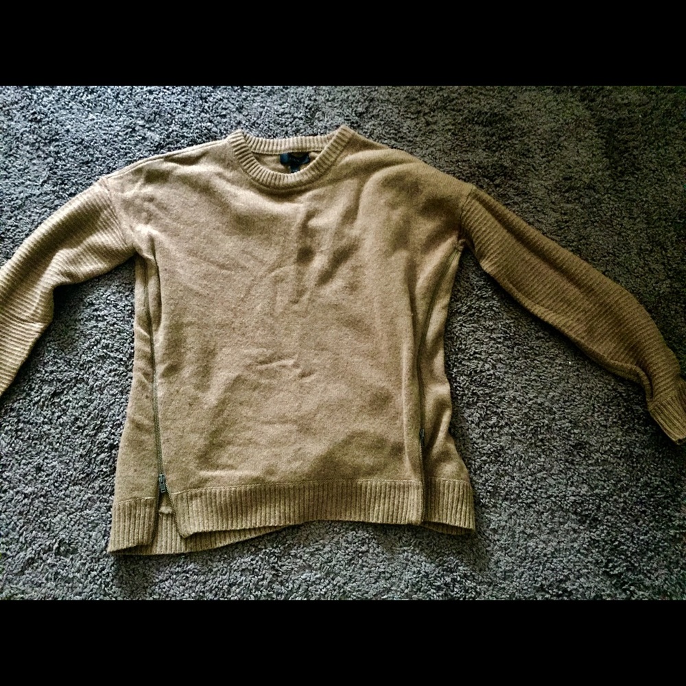 Jcrew side zip sweater
